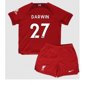 Baby Fußballbekleidung Liverpool Darwin Nunez #27 Heimtrikot 2022-23 Kurzarm (+ kurze hosen)